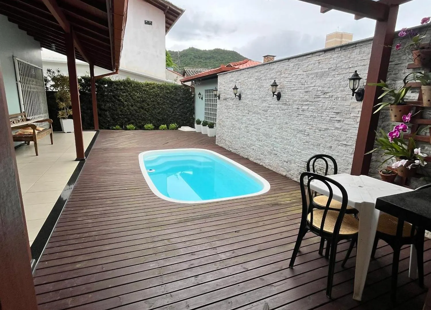 Casa Com Piscina E Area De Churrasco Florianópolis 0*,